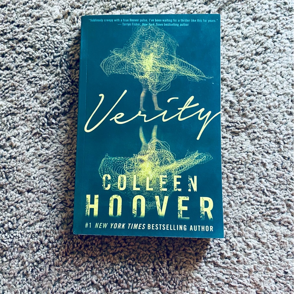 Verity by Colleen Hoover Paperback Novel Fiction Book